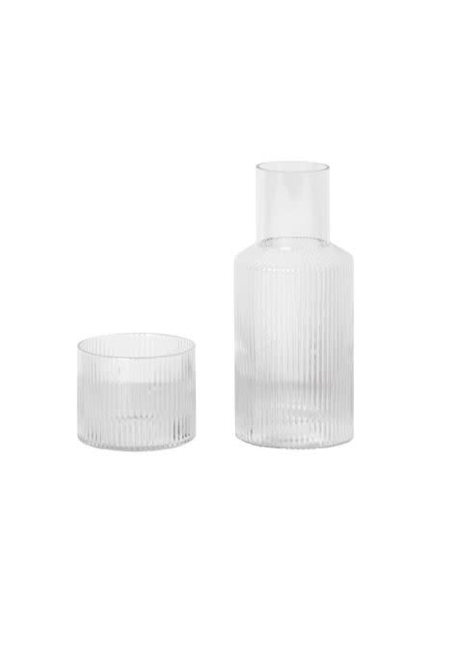 Ferm Living Ripple Carafe Set - Small