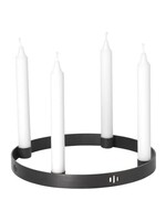 Ferm Living Bougeoir  Cercle Circle - Noir