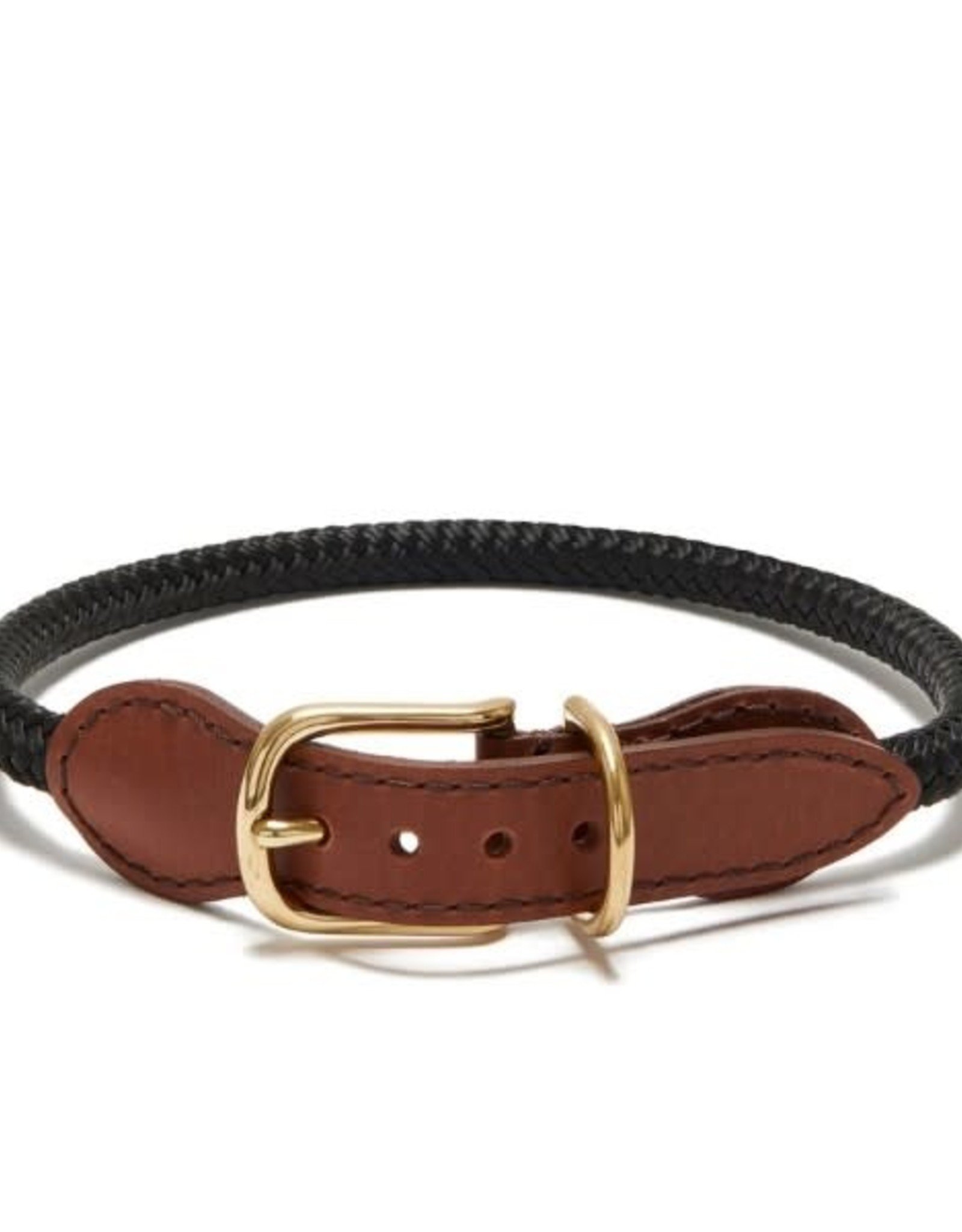Knotty Adjustable Rope Collar - Black - Small