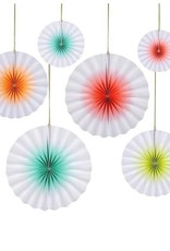Meri Meri Neon Ombre Pinwheel Decorations
