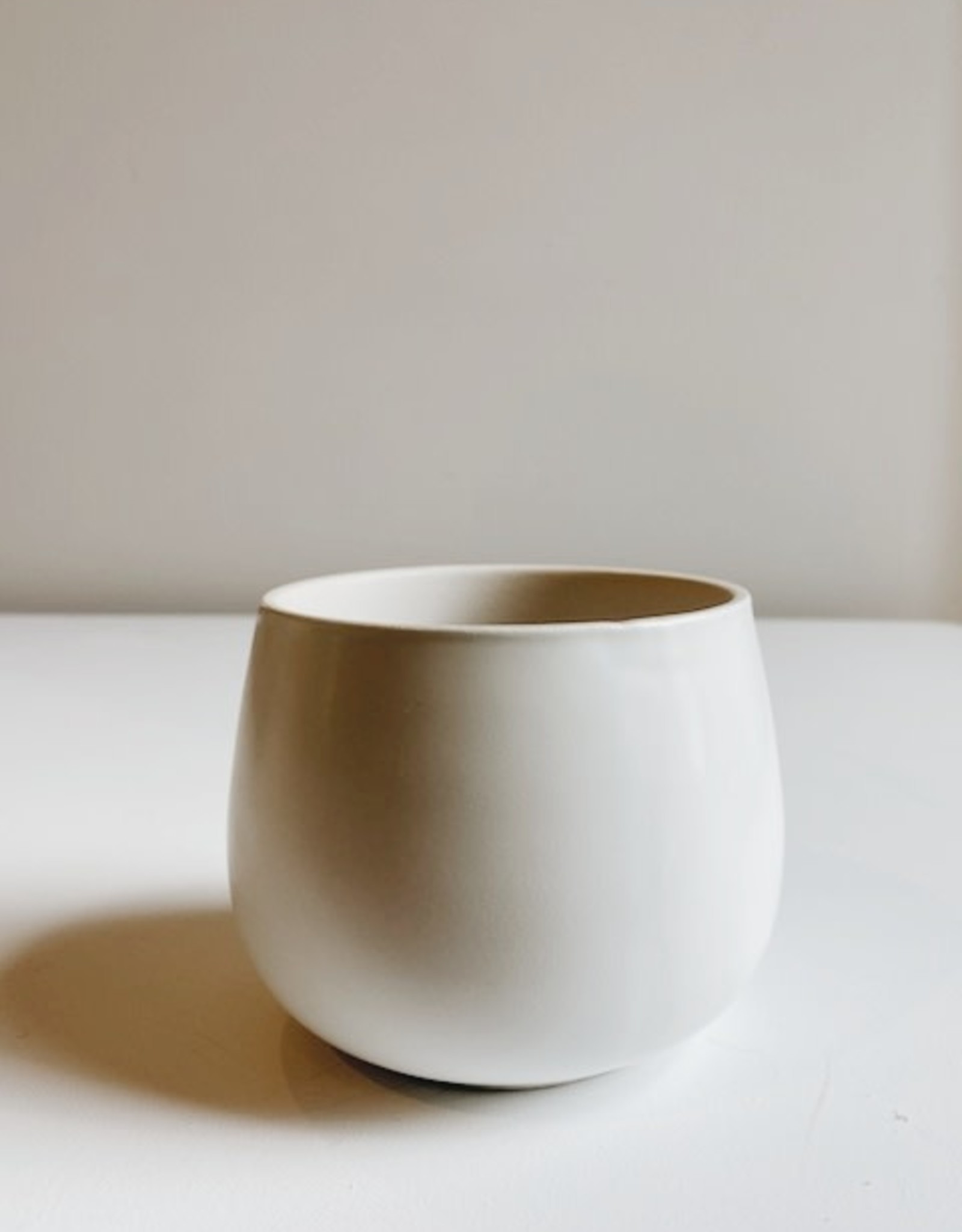 Smooth Ceramic Flower Pot