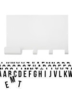 Board Coat Rack Magnet - White