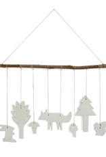Tresxics Clay Forest Mobile - White
