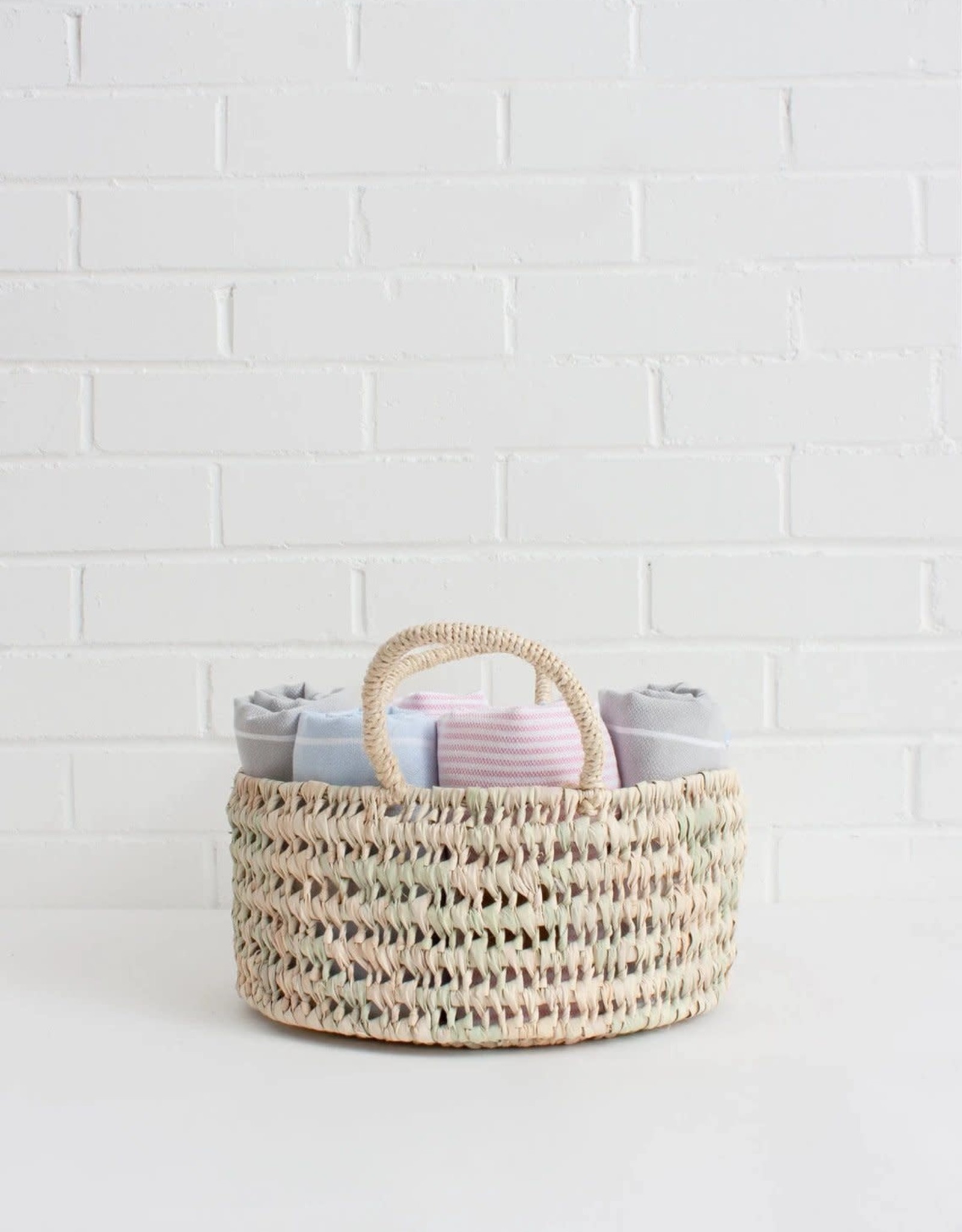 Round Open Weave Basket