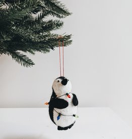 Penguin w/Lights Ornament