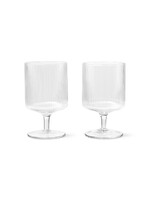 Ferm Living Ripple Wine Glasses - Set of 2