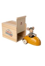 Mouse Car with Garage - Yellow