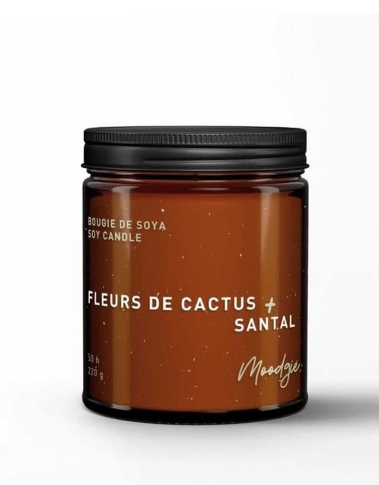 Moodgie Soy Candle -Fleurs de Cactus + Santal  220 g
