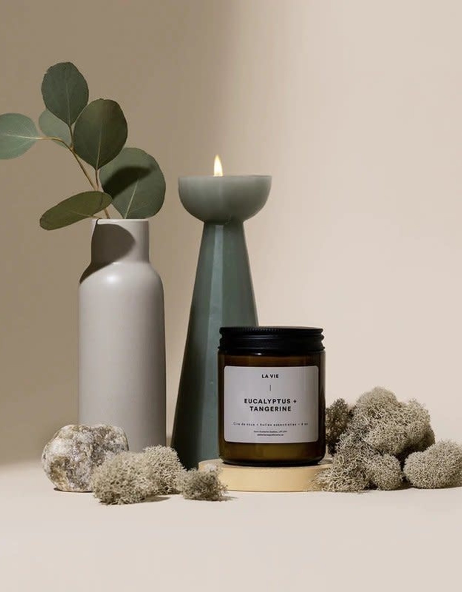 Atelier La Vie Apothicaire Candle - Eucalyptus Tangerine