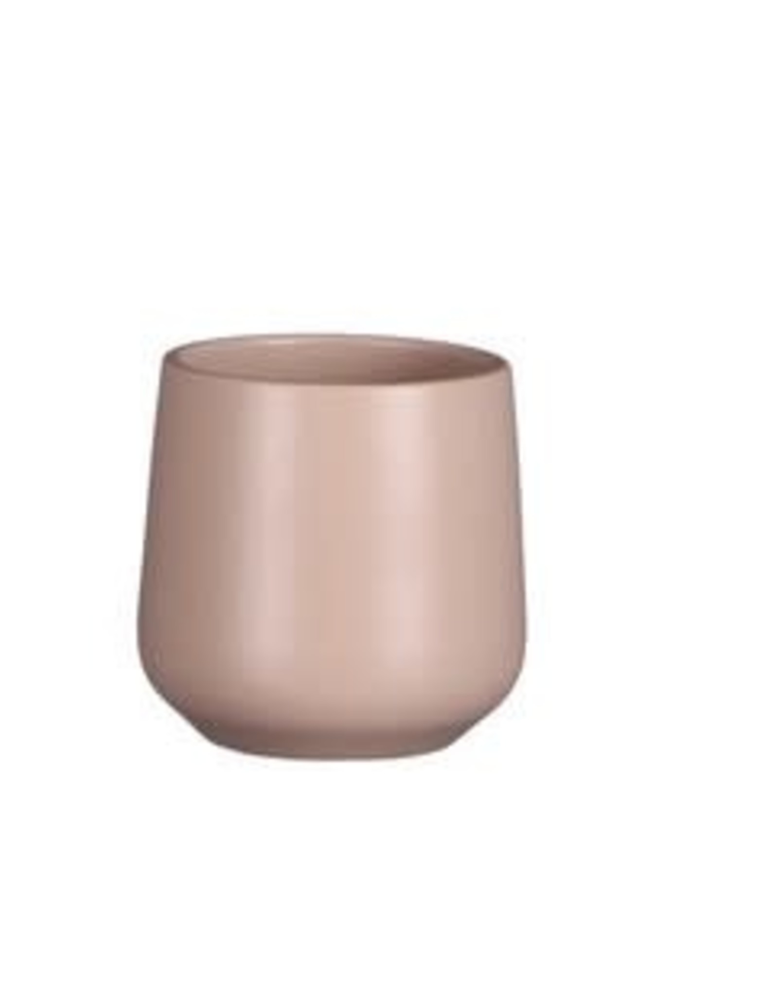 Amber Pot Round I. Pink 3.75x4.5"