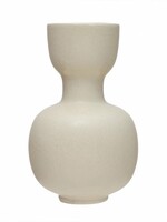 Stoneware Vase - Cream