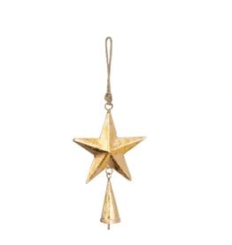 Star with Bell Ornament