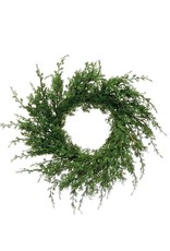 Faux Juniper Wreath 28''