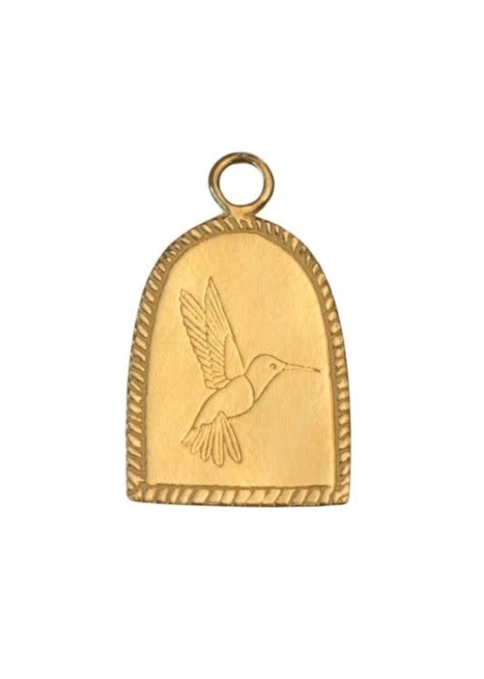Ken & Jame Charm Hummingbird Gold