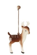 Metal Ornament, Bambi Light Brown