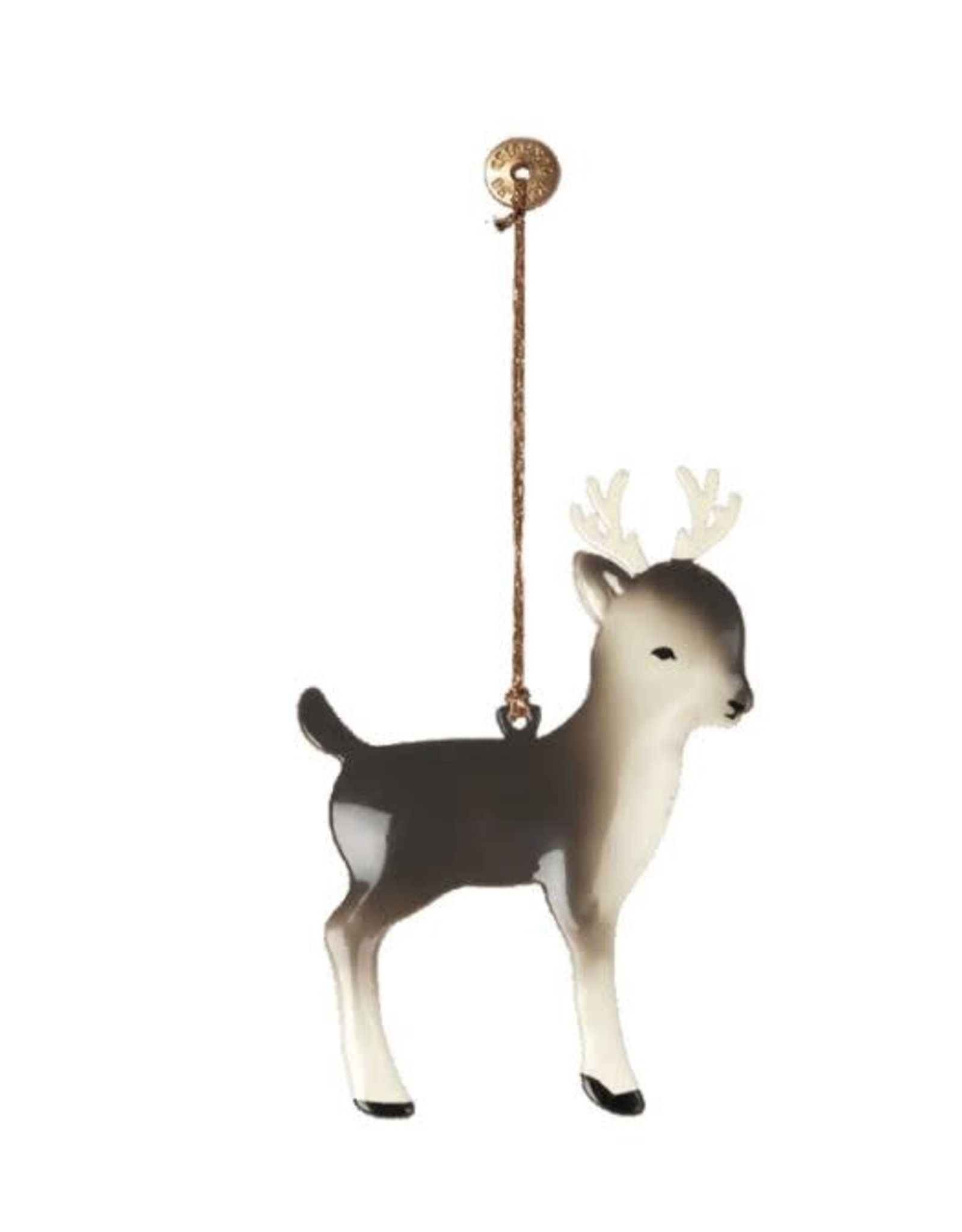 Metal Ornament, Bambi Dark Brown
