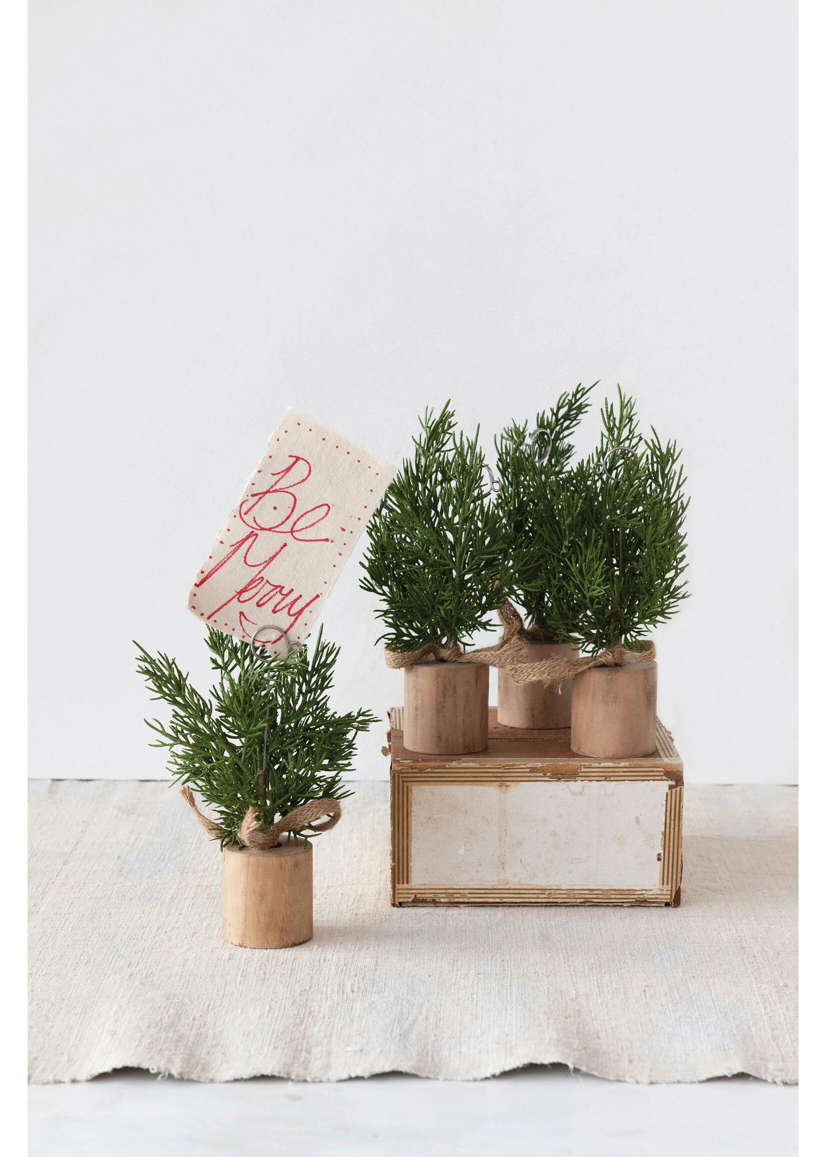 Faux Pine Tree Place Card