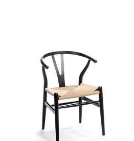 V Chair Black/Natural