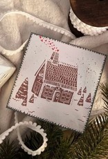atelier marthes Carte de Noël - Mison en Pain d'Épices