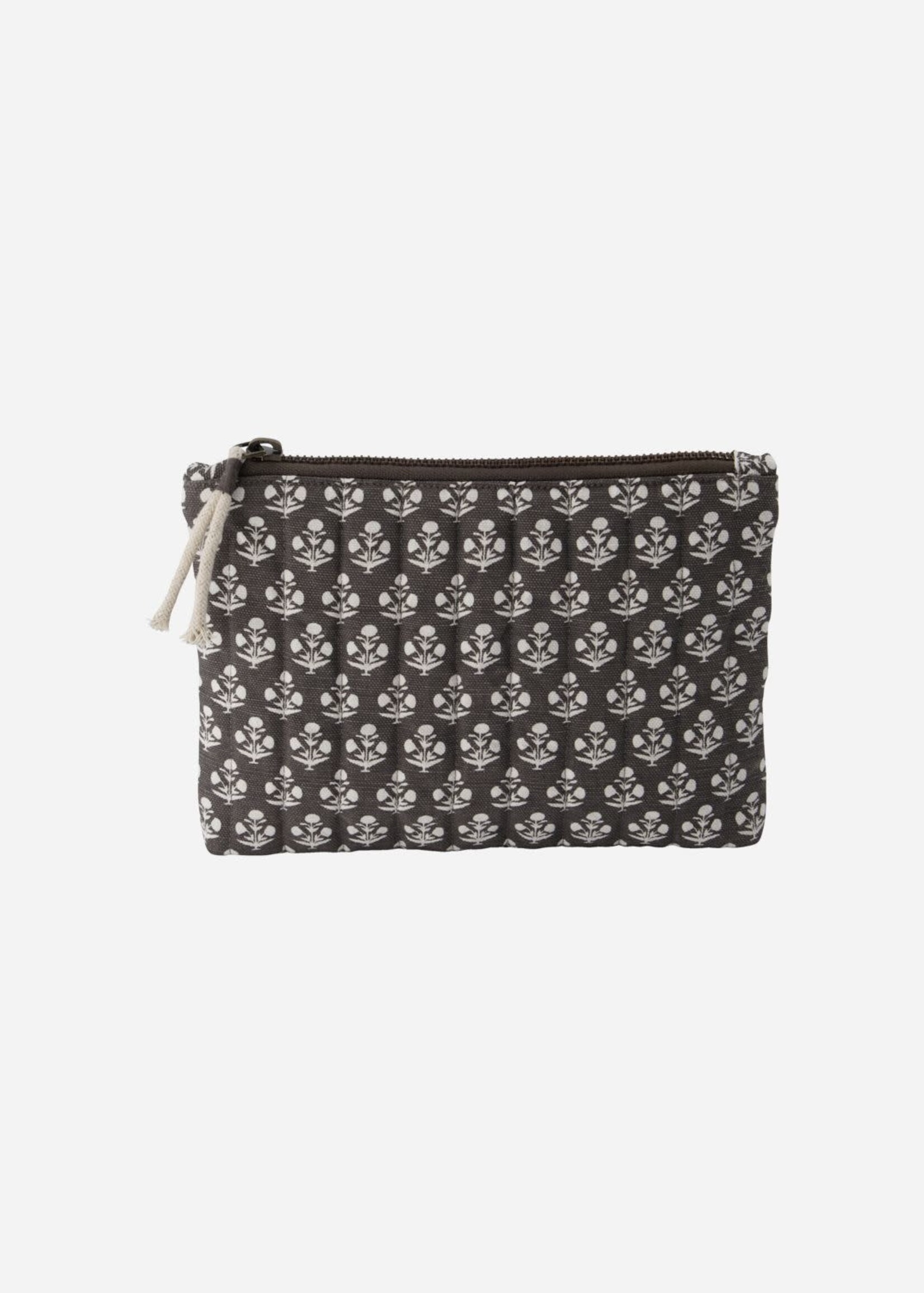 Meraki Pochette à Maquillage, Lutea, Blanc Cassé et Gris