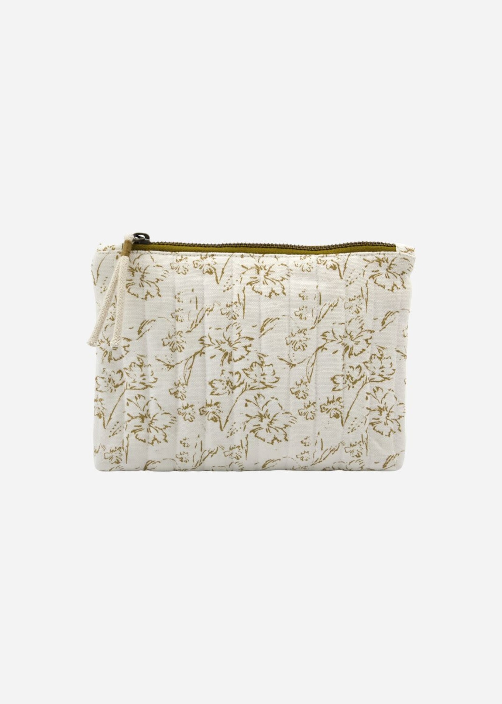 Meraki Makeup Pouch, Lutea, Off-white and Mustard