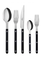 Sabre Paris Bistrot place setting  Noir / Black 5 pc