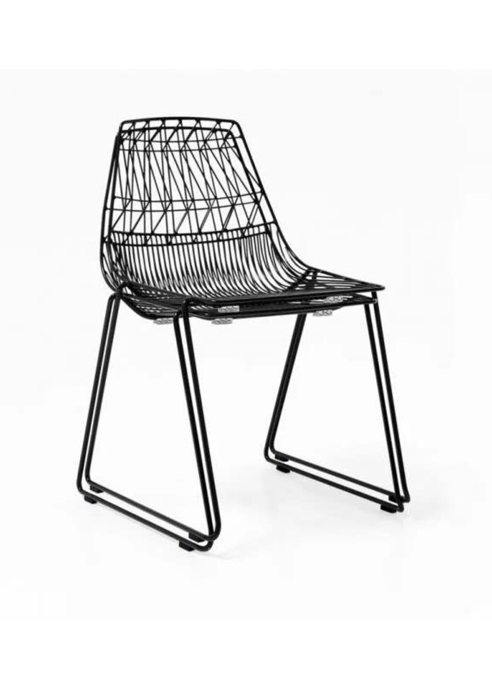 Bend Stacking Chair Lucyr - Black