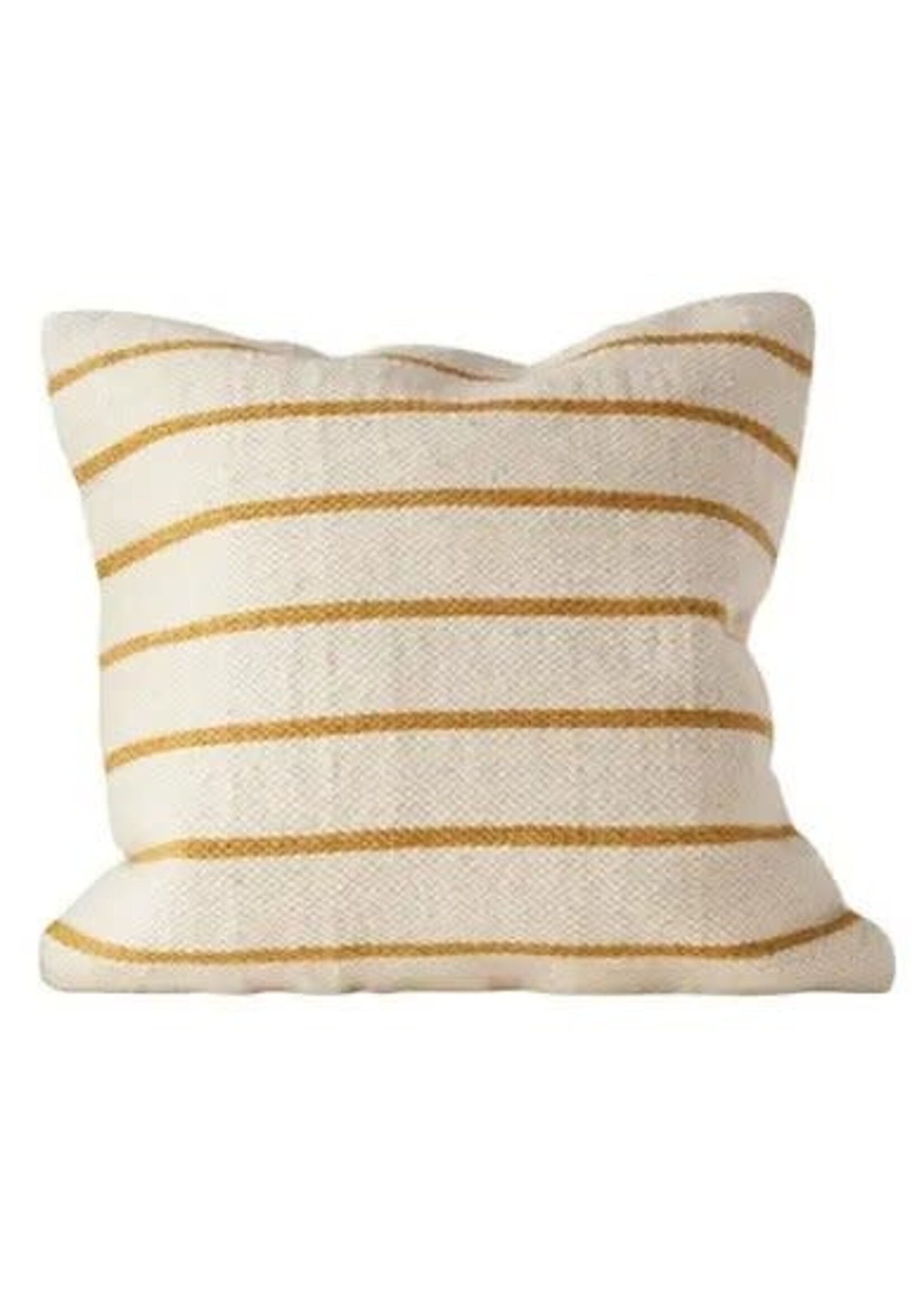 Striped Pillow Yellow