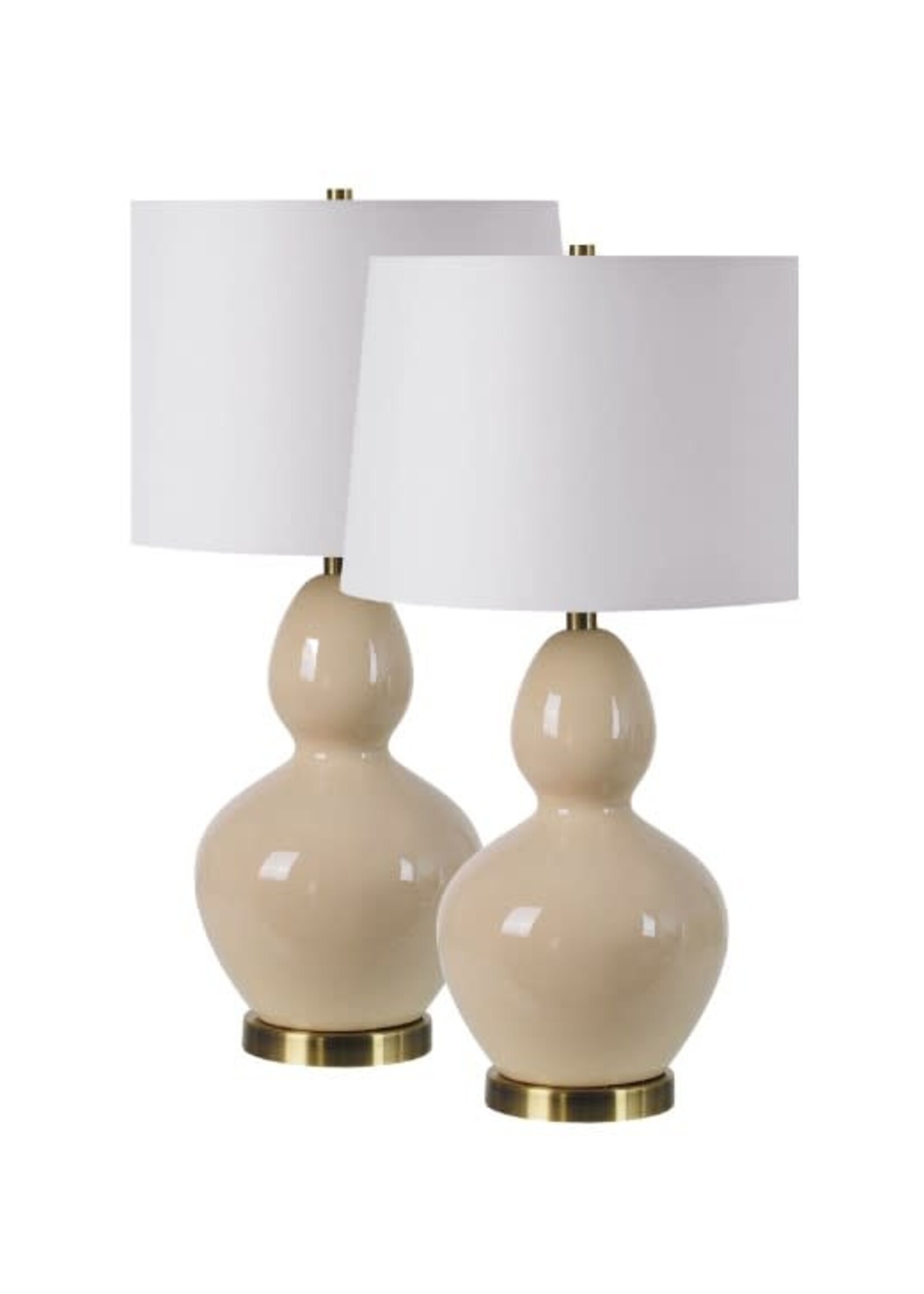 Beige Lamp Set of 2