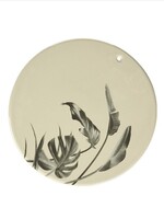 7" Sooji Plate - Leaf Print