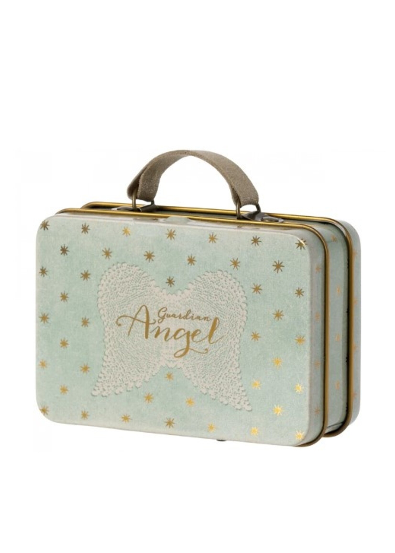 Angel Mouse in Suitcase