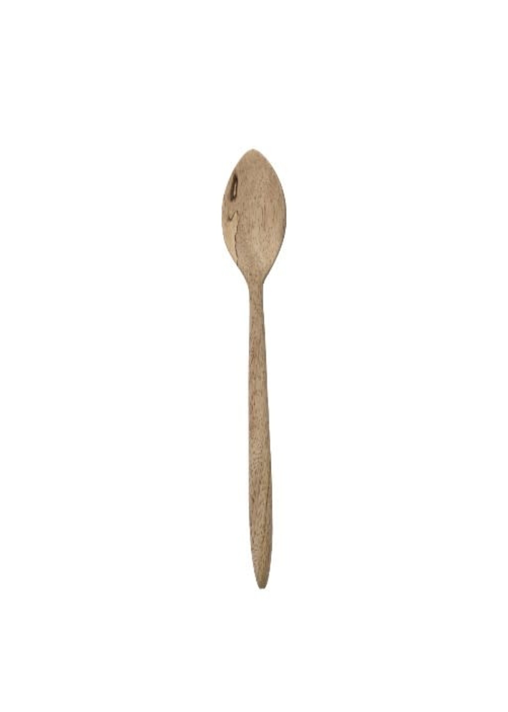 Hand-Carved Mango Wood Spoon, Bleached