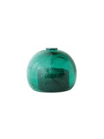 Cloche Glass Tealight, Green