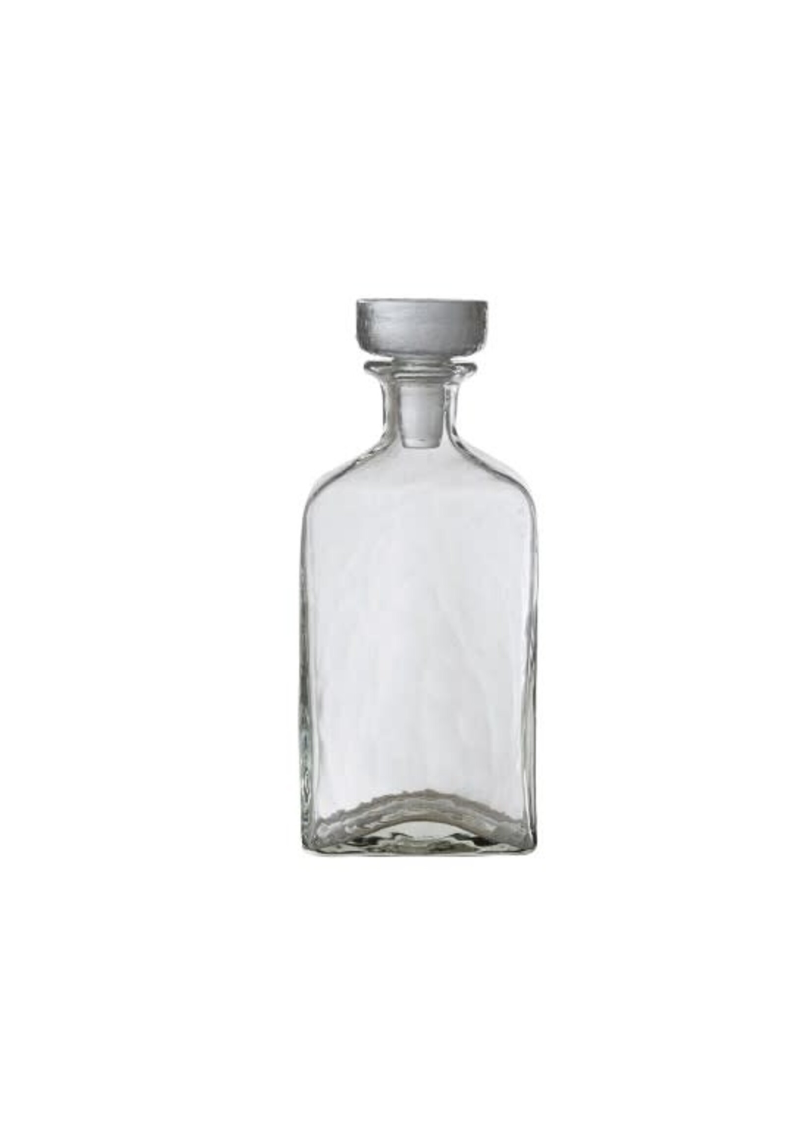 Hammered Glass Decanter