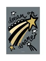 Dreamer Poster - Blue/Grey