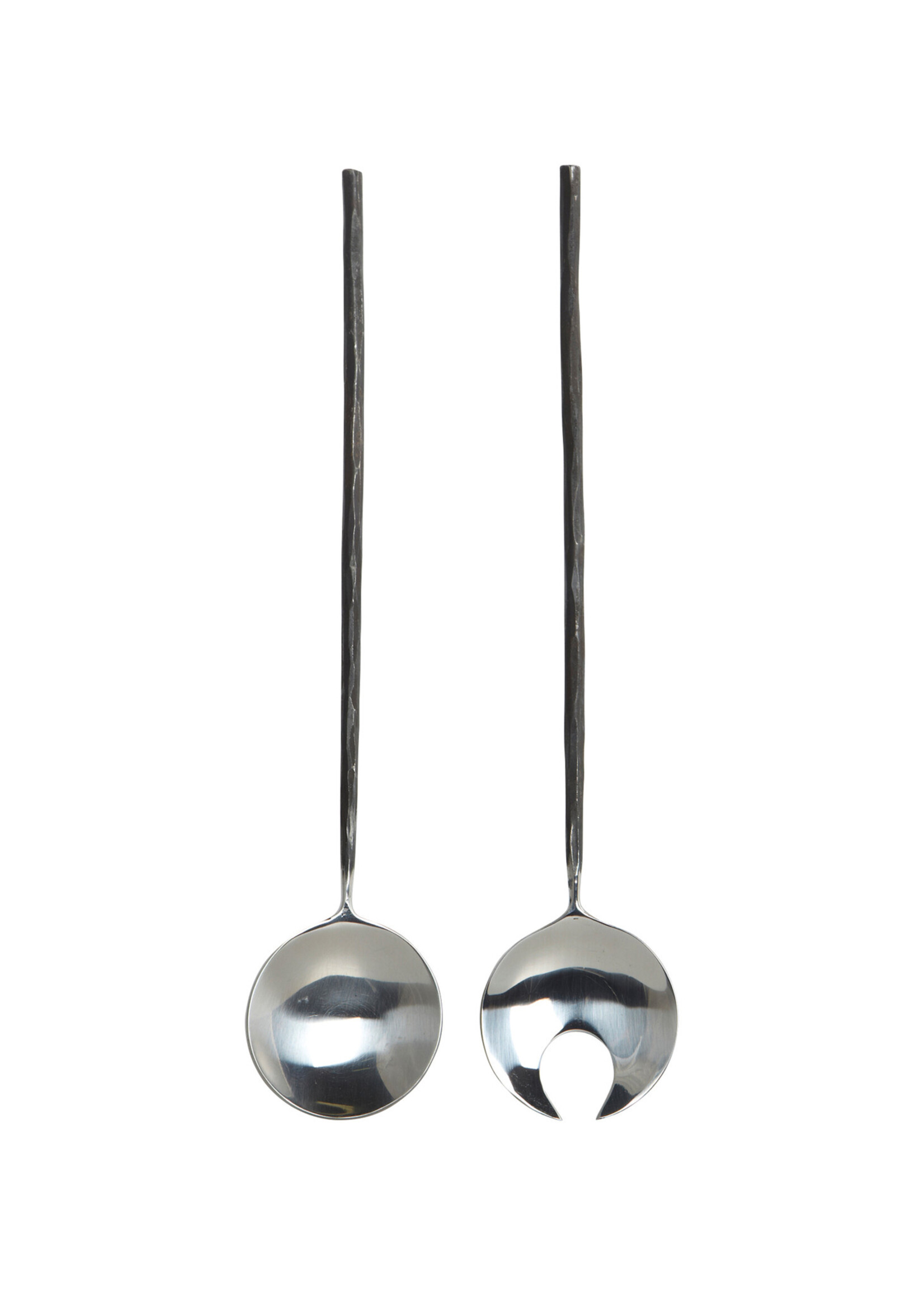 House Doctor Salad Servers, Black/Silver