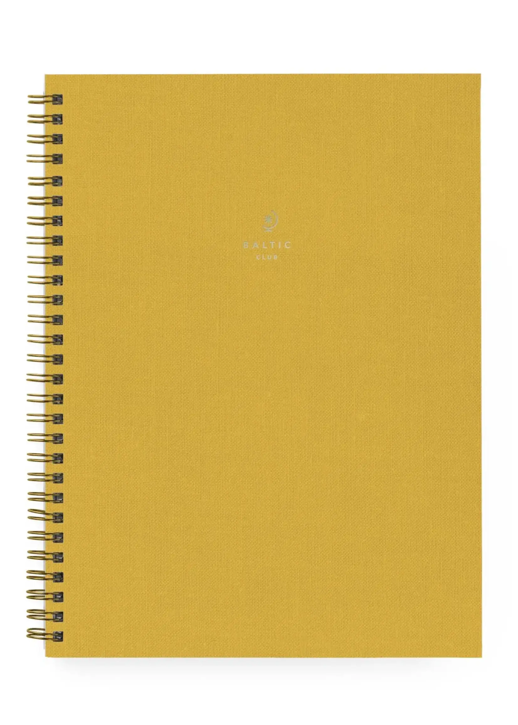 Baltic Club Large Curry Cloth Spiral Notebook