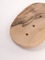 Walnut Wood Soap Dish - 3 Holes