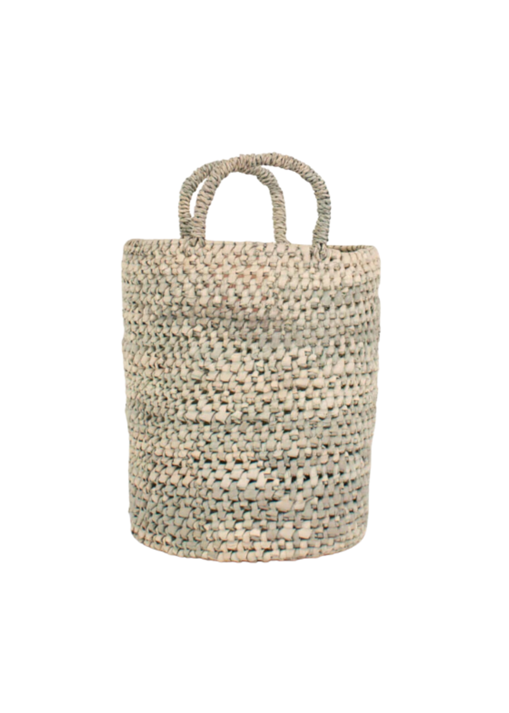 Panier Cylindrique Tressé