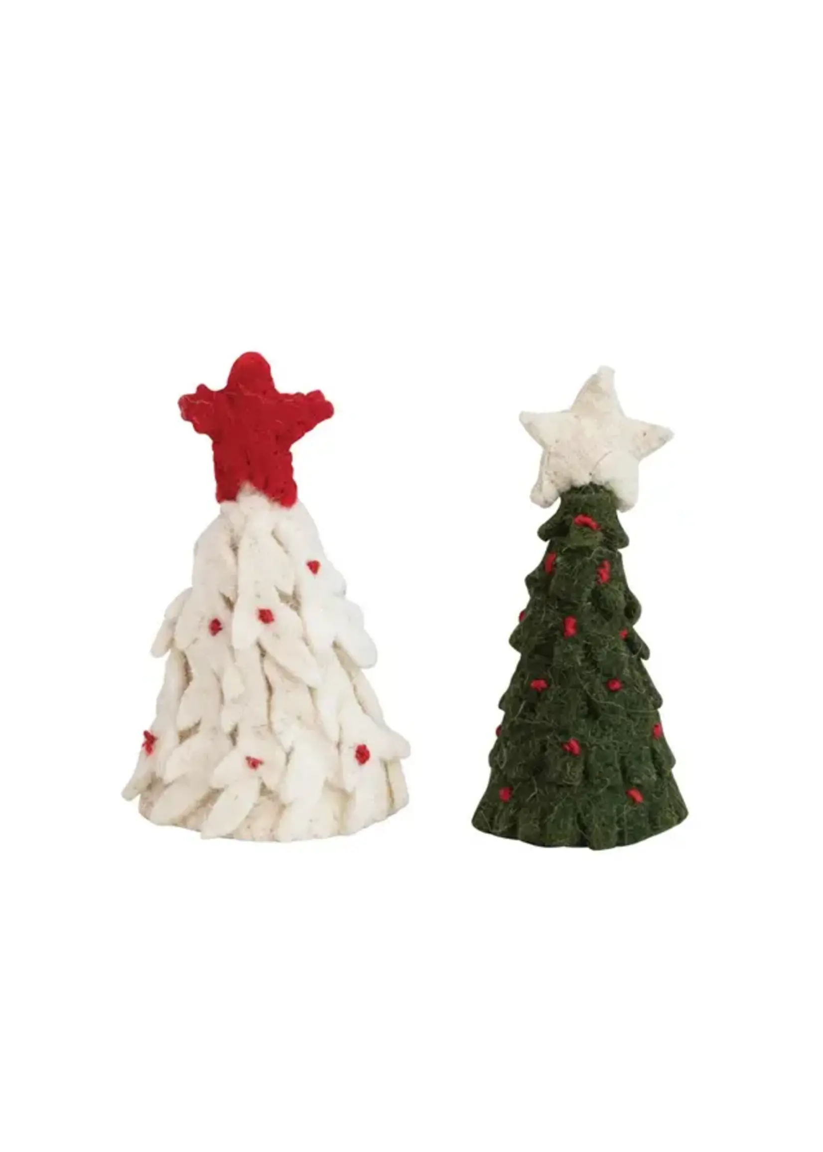 Wool Felt Tree Bottle Topper (Choose Color)