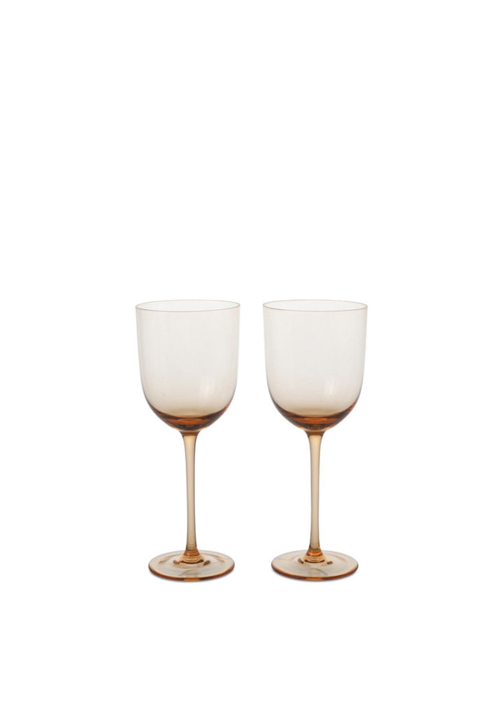 Ferm Living Host White Wine Glasses - Set of 2 - Blush