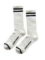 Extended Boyfriend Socks - Classis White