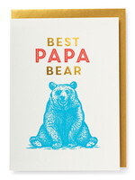 Archivist Papa Bear Card