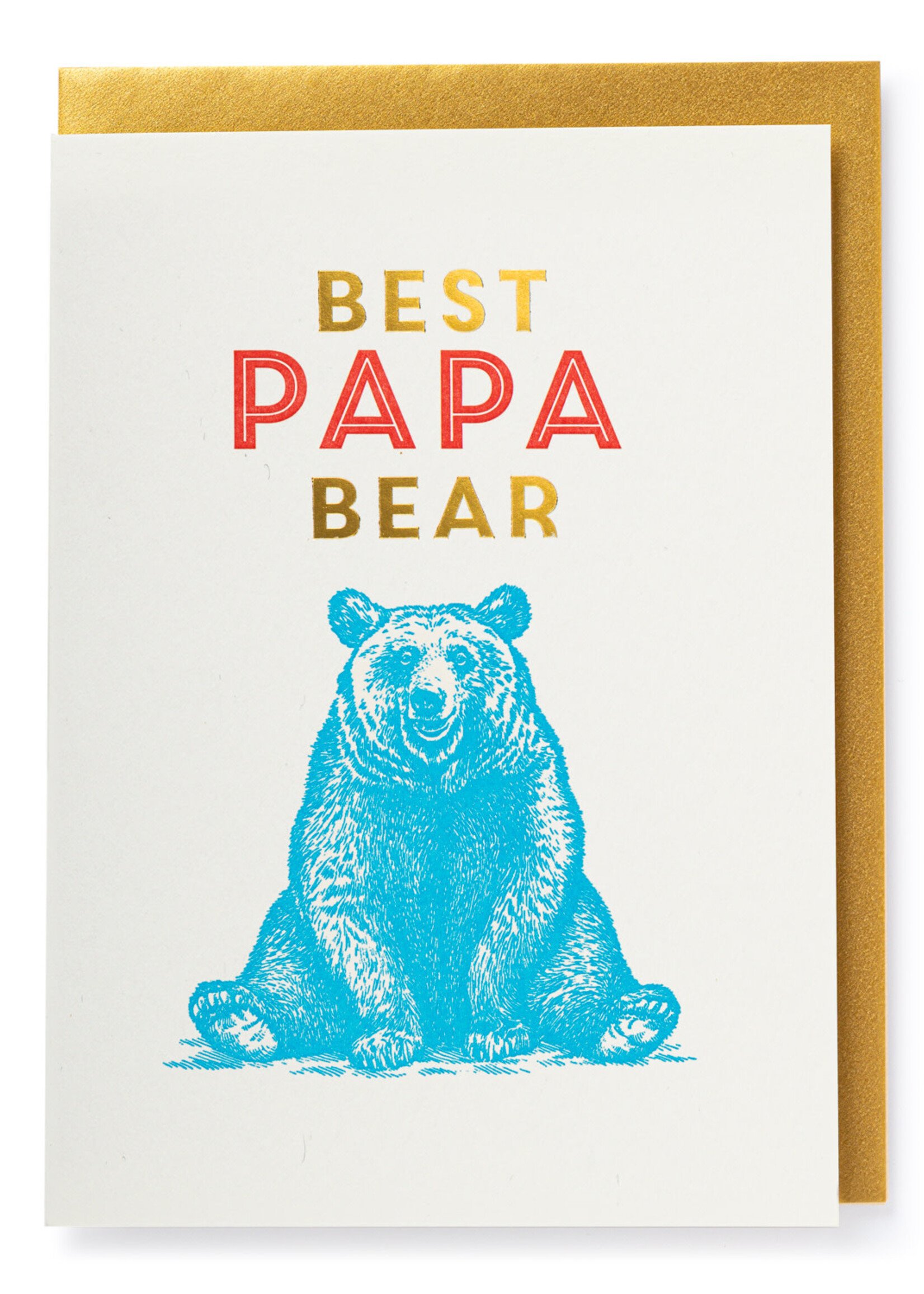 Archivist Papa Bear Card