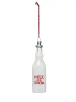 Santa's Milk Bottle Ornament