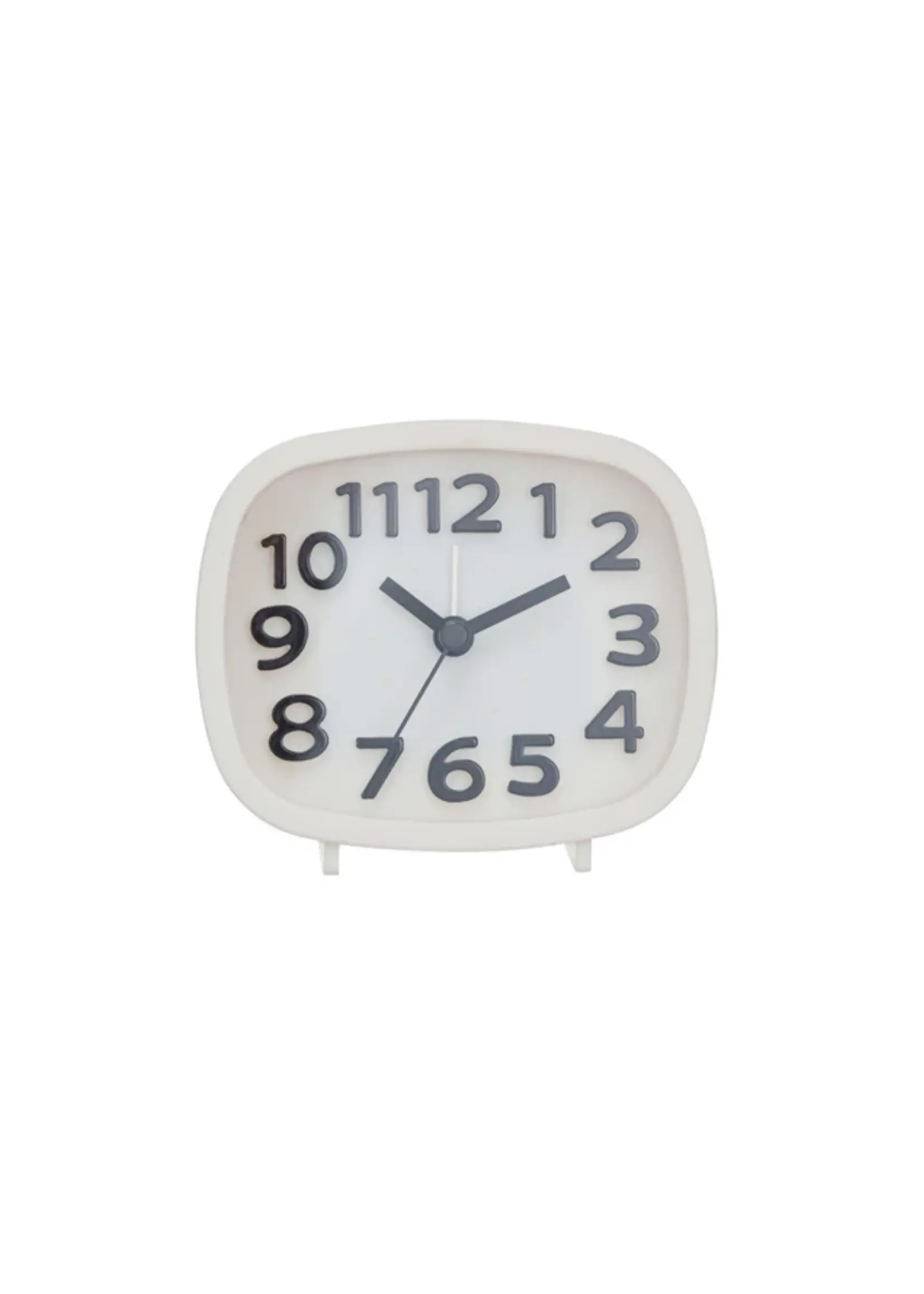 Footed Alarm/Table Clock