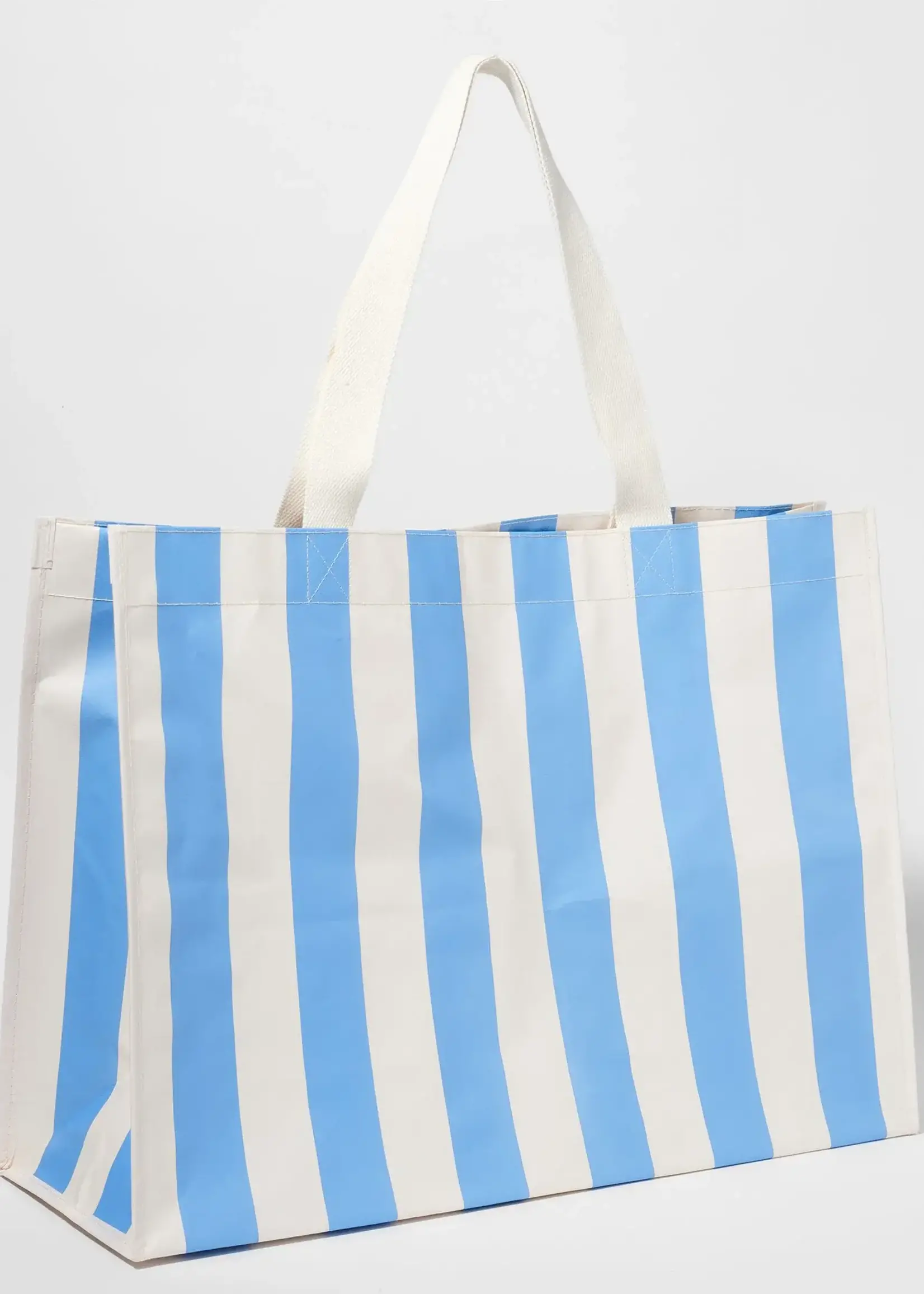 Sunny Life Beach Bag - Mid Blue Cream