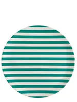 Xenia Taler Diner Plate Green Stripes