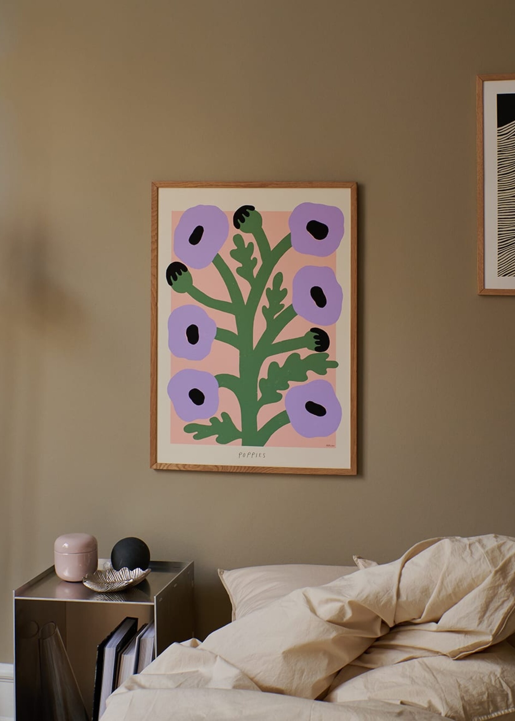 Purple Poppies - par Madelen Möllard - 30 x 40 cm