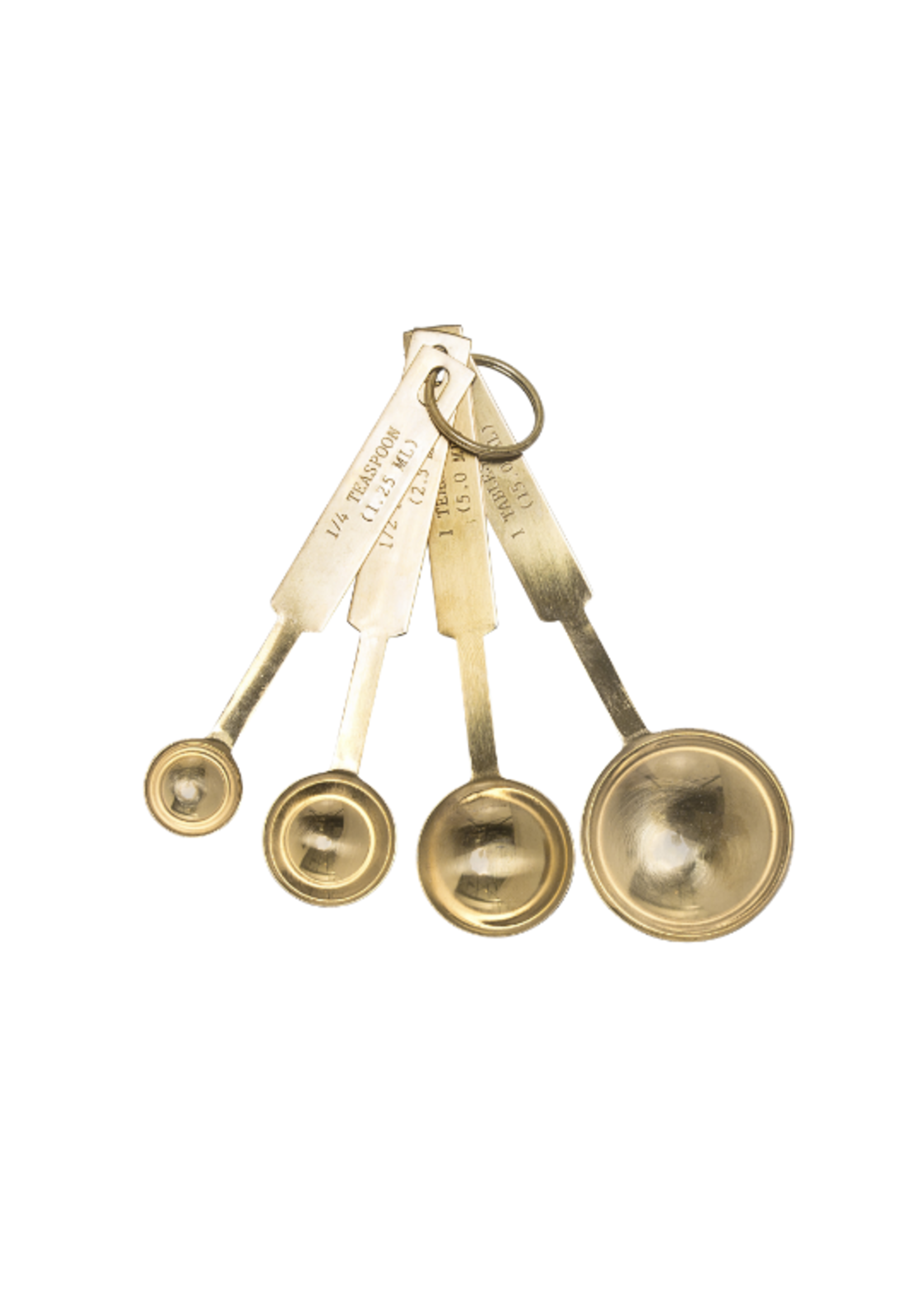 Measuring Spoons - Gold (Set of 4)